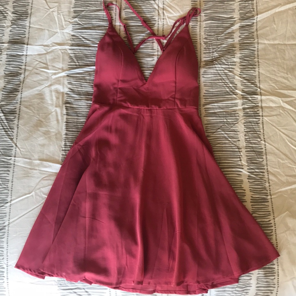 NWT Charlotte Rouse A-line Open Back Dress